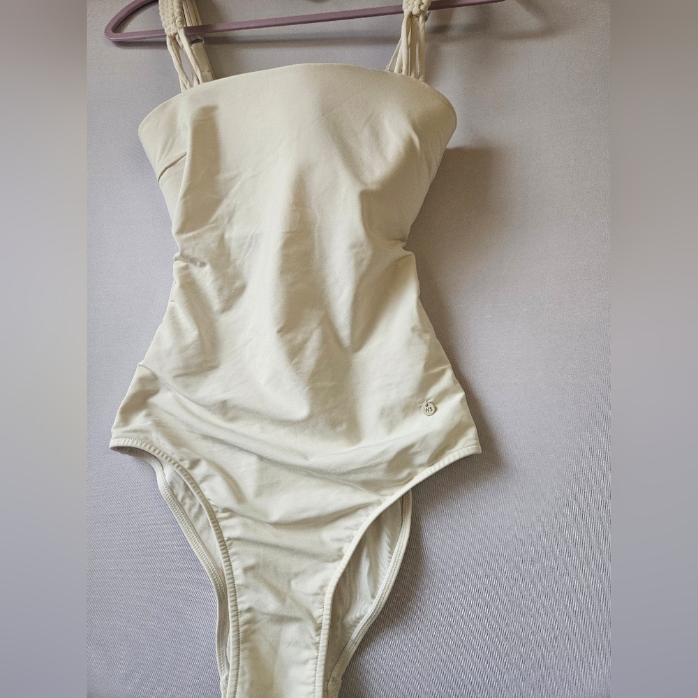 Women Secret -Size S - Women Secret Shapewear - Cream One-Piece Swimsuit